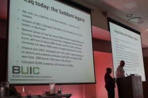 John Withrington and Wendy Jordan of BUIC presented on opportunities in Iraq