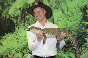 Attendees had a chance to get up close to Australian wildlife at the event