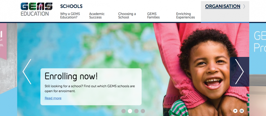 GEMS Education international schools website - reported IPO