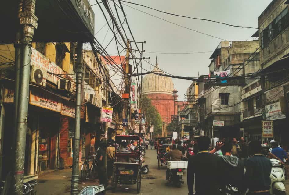 Street in Chandi Chowk, Delhi.