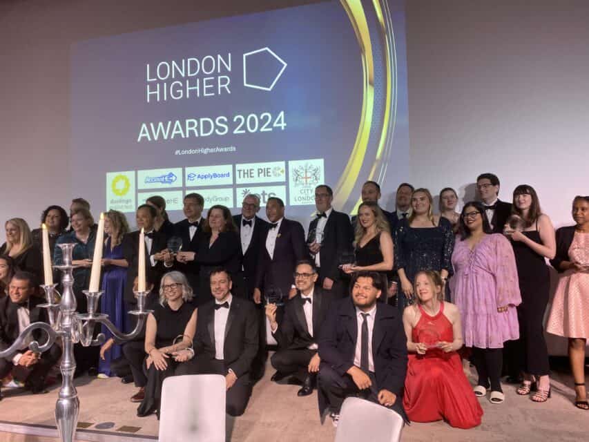 Winners at the London Higher Awards 2024